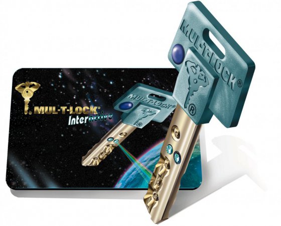 Mul-T-Lock interactive kulcsmásolás, biztonsági kártyával